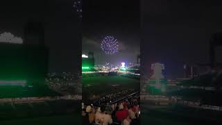 NASA Christina Koch counting down Phillies Fireworks!!!