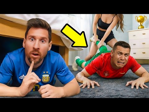 Messi Risks His Life to Save Ronaldo from the Female Killer JASON VOORHEES - Olala Football