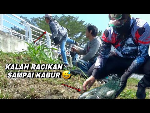 Jadi gak enak..! Mancing dapat ikan besar Tuan rumah sampai kabur