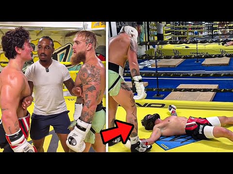 Jake Paul DROPS YouTuber In Mike Tyson Training