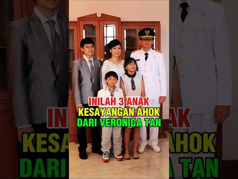 3 ANAK KESAYANGAN AHOK, DARI MANTAN ISTRINYA VERONICA TAN