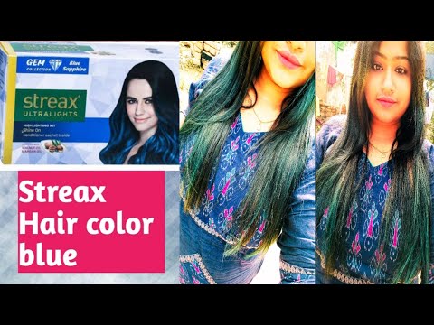 streaxhaircolor streaxblue Coloring My Hair With Streax