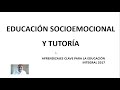 Educación Socioemocional y Tutoría