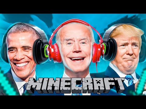 The Presidents Build A Hanging House In Minecraft