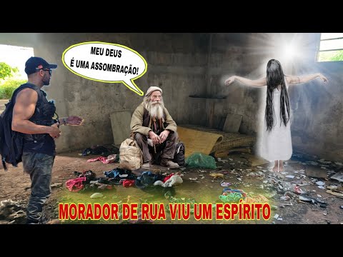 MORADOR DE RUA VIU UM ESPÍRITO E SAIU CORRENDO - SPIRITBOX