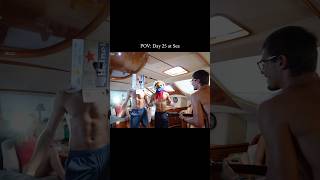 Sailing across the Pacific Ocean ￼