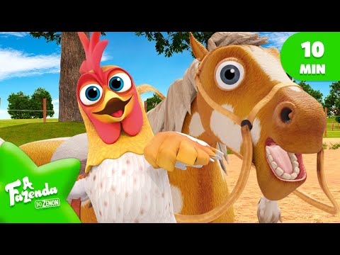 Mix da Fazenda do Zenon com Cavalo Bretão - Canção e Episódio! #2 | O Reino Infantil