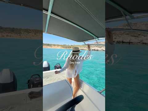 Rhodes vlog - day four | pool morning at cooks club, afternoon in Lindos & dinner at Odyssia! 🤍