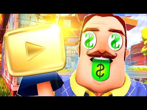 EINE MILLION Abonnenten erreichen? (Hello Neighbor: Youtuber Mod #4)