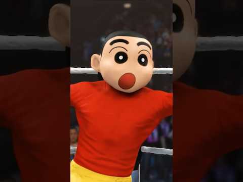 Shinchan Naughty Move 🤣🤢vs Shiva  #funny #shiva #shivacartoon #shinchan #wwe2k24 #jwc