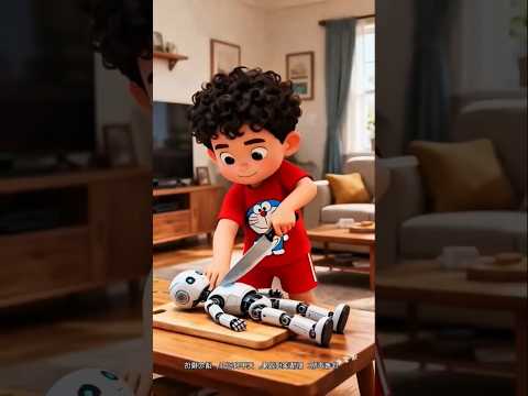 اقطعوا كيكة الروبوت!! #shorts #animasi #kartun #شورتات #رسوم_متحركة #رسوم_متحركة