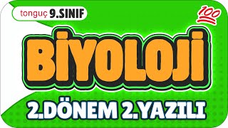 9.Sınıf Biyoloji  2.Dönem 2.Yazılıya Hazırlık 📑 #2025