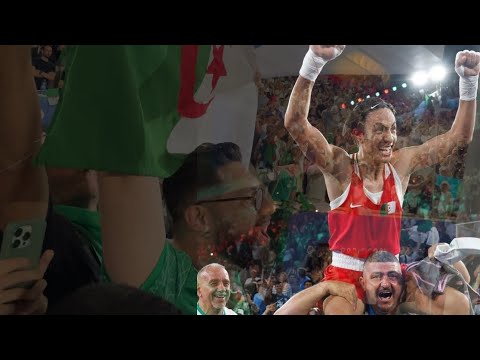 النهائي التاريخي للأسطورة الجزائرية إيمان خليف اجواء خرافيةLafinale  historique