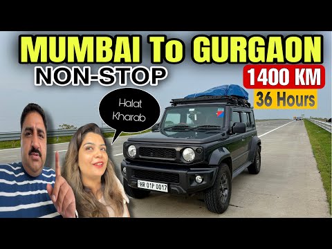 Non Stop Mumbai To Gurgaon | 1400km Road Trip | JIMNY Performance