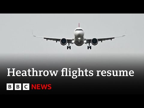 Heathrow Airport says it is fully operational after yesterday's closure | BBC News