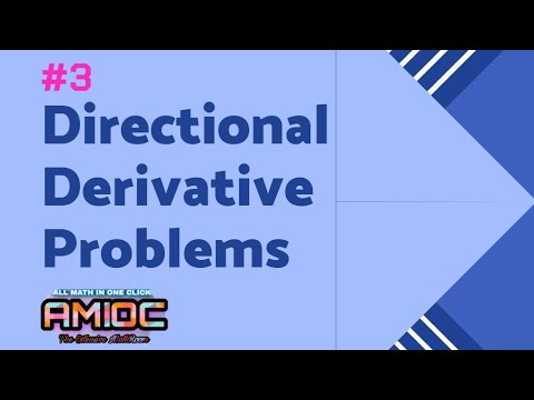 Directional Derivative, Question Number 3