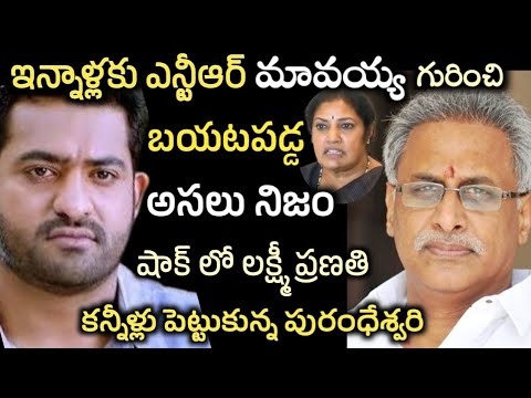 ఇన్నాళ్లకు ఎన్టీఆర్ మావయ్య గురించి బయటపడ్డ అసలు నిజం..షాక్ లో పురంధేశ్వరి|NTR|Balakrishna|CBN