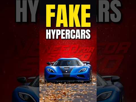 Fake Hypercars In NFS!!