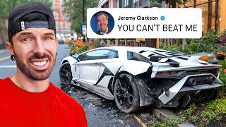I REBUILT A WRECKED LAMBORGHINI SVJ THEN ATTEMPTING TO BEAT JEREMY CLARKSON