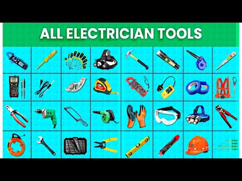 Electrician Tools Names and Pictures | Basic Electrical Tools | Hand Tools with Images, electrician