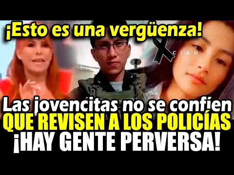 Magaly Explota x mu3rte de Sheyla Mayumi a manos de Policía perverso que luego se quitó la vid4