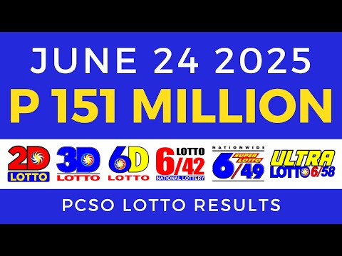 Lotto Result Today 9pm June 24 2025 PCSO