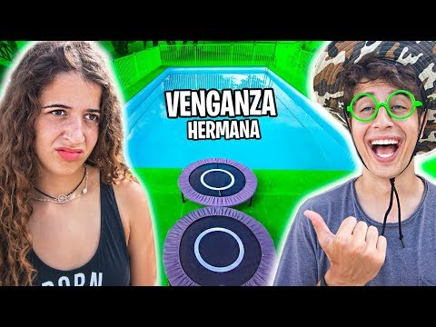*VENGANZA* COMPETICIÓN de SALTOS vs HERMANA PEQUEÑA!! HERMANOS SALTANDO en la PISCINA!!