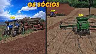 Farming simulator 22 | Serviço completo | Colhe soja planta canola | Os sócios #31