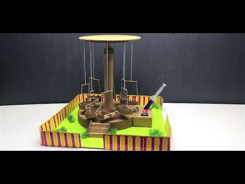 School Science Projects | how to make carnival ride from cardboard