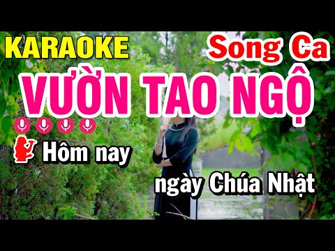 Vườn Tao Ngộ Karaoke Nhạc Sống – Song Ca Bm – Beat Huỳnh Lê