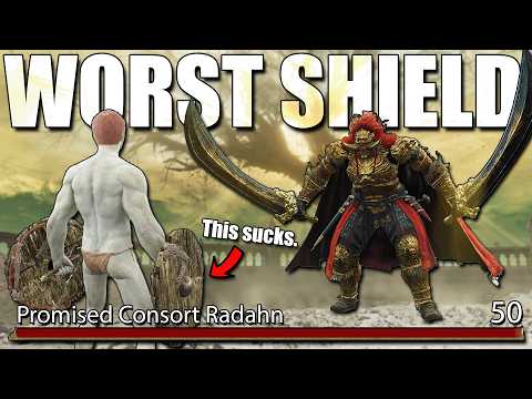 Can I Beat Elden Ring's DLC with the WORST Shield?