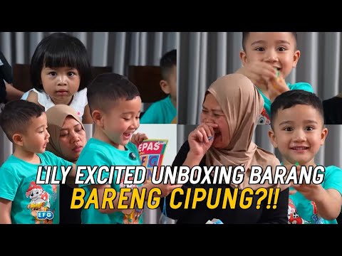 CIPUNG & LILY UNBOXING MISTERY BOX!!! SEMUANYA IKUTAN HEBOH LIAT ISINYA!!!