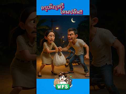 ครูเพ็ญศรีโดนปล้น #horror #cartoon #การ์ตูน #หลอน