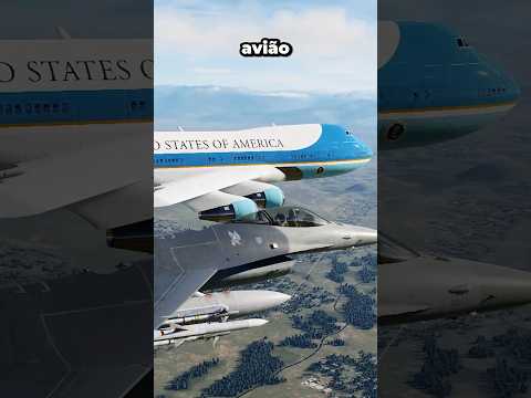 Avião do presidente dos Estados Unidos enfrenta problemas - Flight Simulator DCS World! #avião #dcs