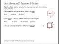 Calculating Area and Volume