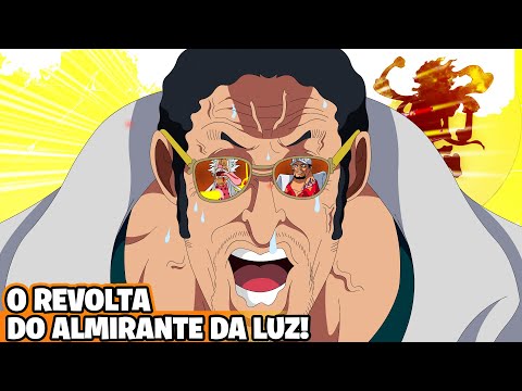 KIZARU PERDE A LINHA E BRIGA COM AKAINU | LUFFY CONHECERÁ O HOMEM MISTERIOSO! - One Piece 1124