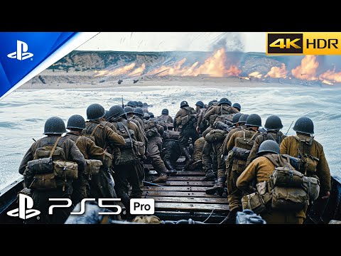 (PS5) INVADING NORMANDY FRANCE 1944 | Realistic ULTRA Graphics Gameplay [4K 60FPS HDR] Call of Duty