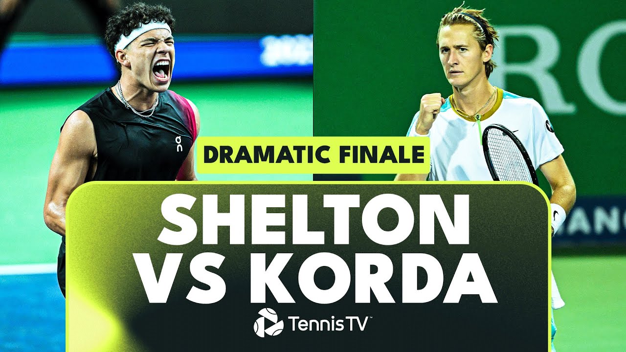 Ben Shelton vs Sebastian Korda DRAMATIC FINALE | Shanghai 2023