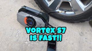 Etenwolf Vortex S7 aired up my truck tire