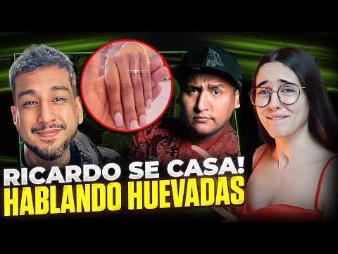 RICARDO LE PIDIÓ MATRIMONIO A SU NOVIA 😍 HABLANDO HUEVADAS - RICARDO SE VA A CASAR 😍 DARU REACCIONA