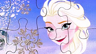 Disney Frozen Puzzle: Elsa, Anna, Olaf, Kristoff / How to Solve Puzzles for Kids