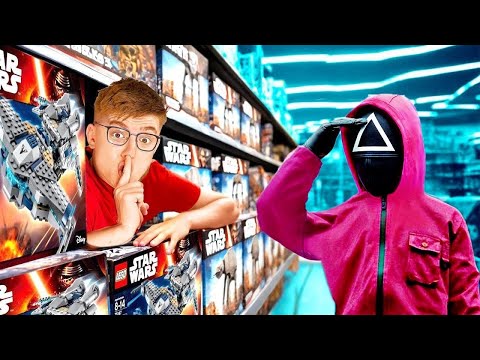 ΜΑΣ ΚΥΝΗΓΑΝΕ SQUID GAME GUARDS ΣΤΟ  BLABLA TOYS!