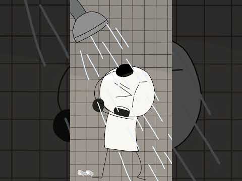 Showers are too sensitive #flipaclip #animation #memes #shorts #short