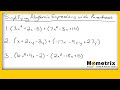 Simplifying Expressions and Like Terms