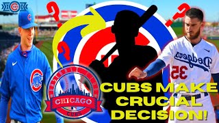 🛑 IT JUST HAPPENED! EXPLODED ON THE WEB! Cubs Make Crucial Decision! LATEST NEWS CHICAGO CUBS