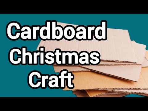 Diy Cardboard Christmas Ornaments | Best Out Of Waste Craft Ideas From Cardboard For Merry Christmas