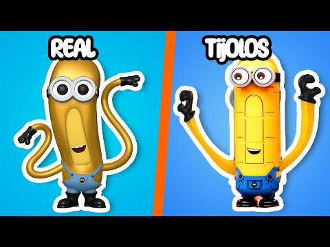 Eu recriei os Minions em LEGO | DESPICABLE ME 4 Feito de Blocos