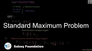 Standard Maximum Problem