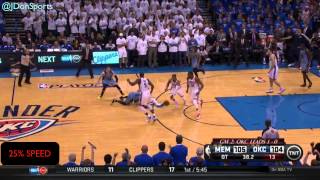 Scott Brooks Calls Timeout in Game 2 (Memphis Grizzlies, 2014)