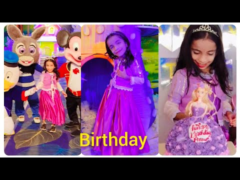 Birthday ക്കു rapunzel ആയി ഒരുങ്ങി disney land ഇൽ പോയപ്പോൾ